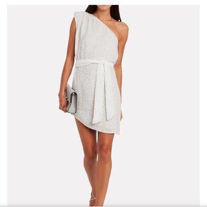 Retrofete Ella White Sequin Dress